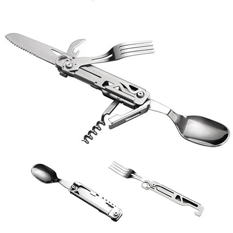 Ensemble D' Outils de Camping Multifonctionnels 5 en 1