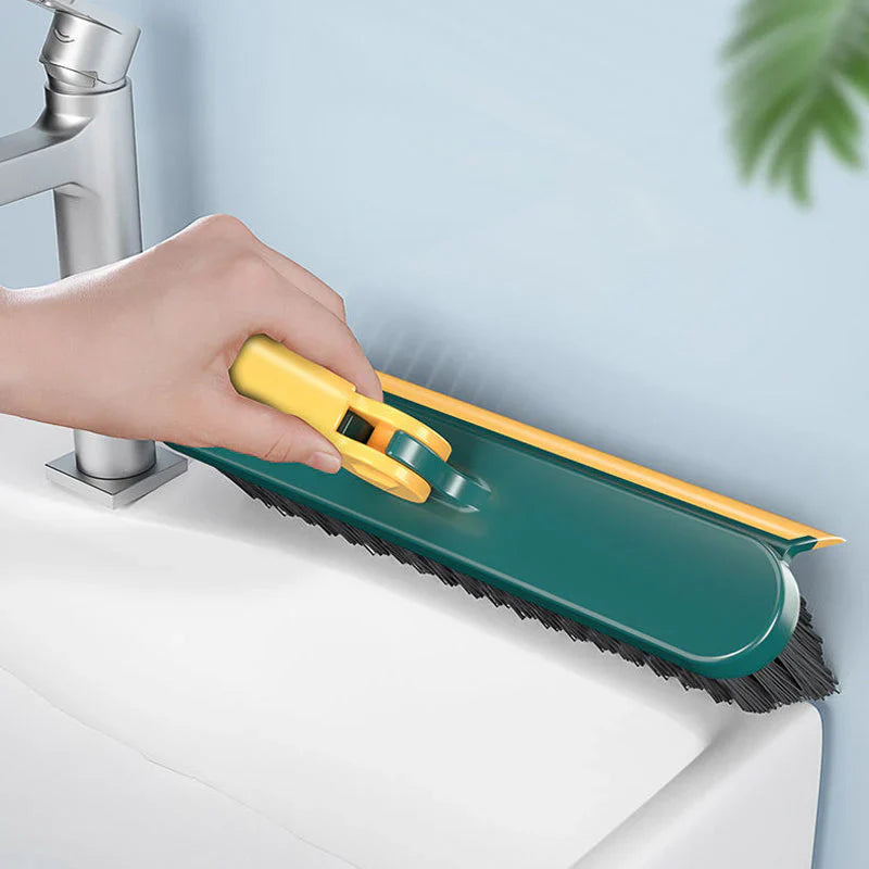 Brosse de Nettoyage pour Salle de Bain avec Manche Ergonomique
