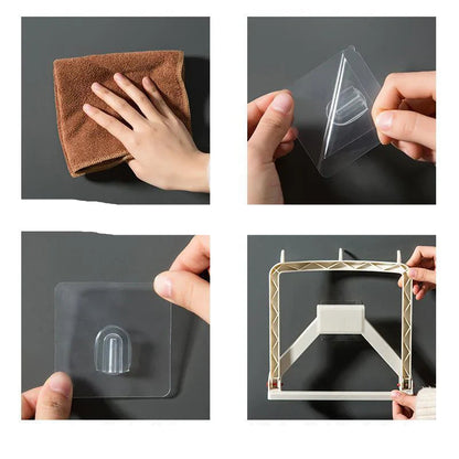 Étagère de Salle de Bain Flexible avec Fonction de Rebondissement