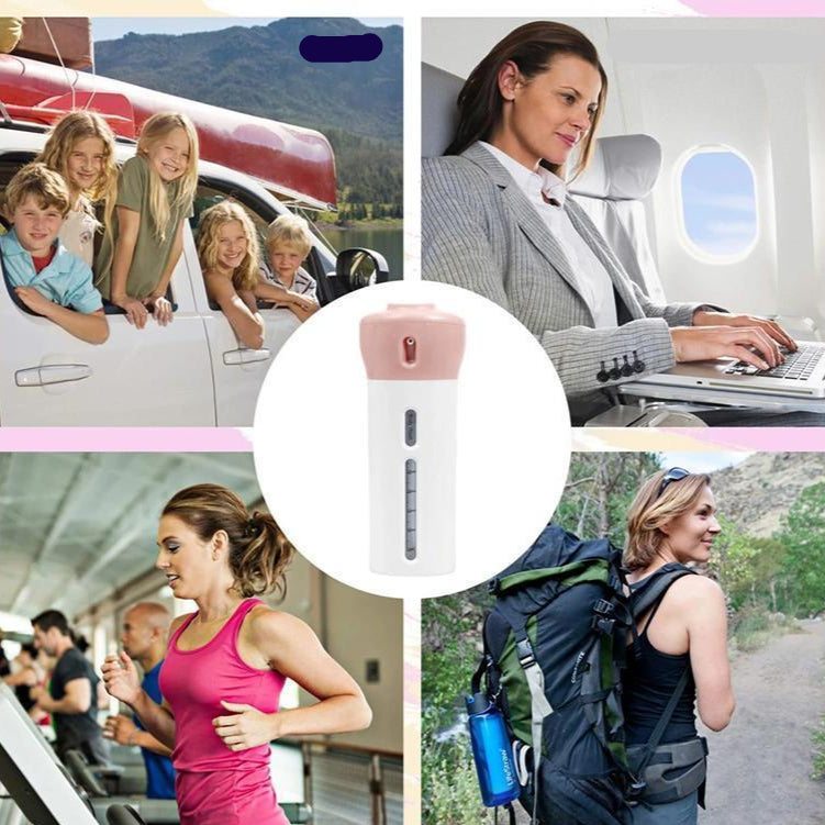 Reisebuddy - Distributeur 4 en 1 pour Shampoing, Lotion & Plus