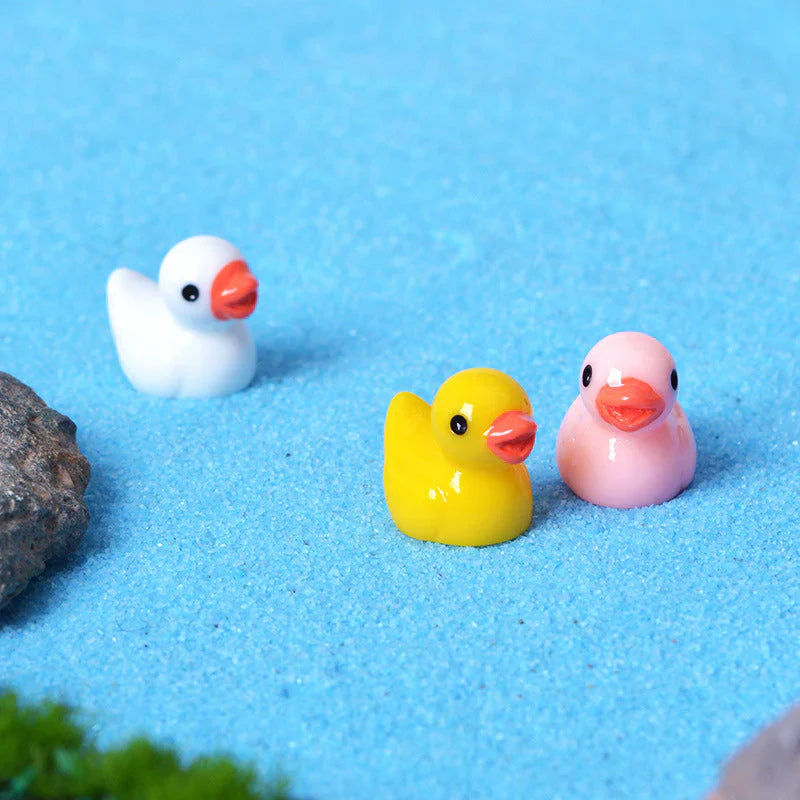 Mini Décoration de Canards Jaunes