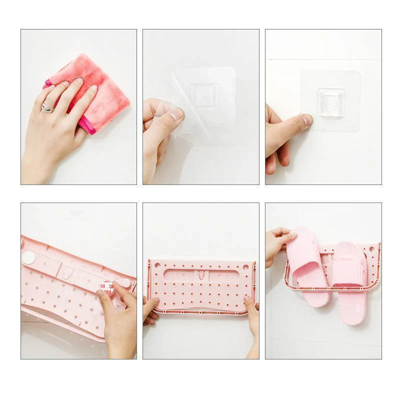 Etagère Murale pour Chaussures avec Support Intégré