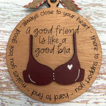 Noëlspirit - Drôle de Pendentif en Bois pour une Décoration Festive