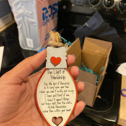 Pendentif D' Amitié de Noël - un Signe D' Authentique Solidarité!
