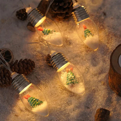 Chaînes Lumineuses Led de Noël Festives - une Lumière Magique pour les Fêtes