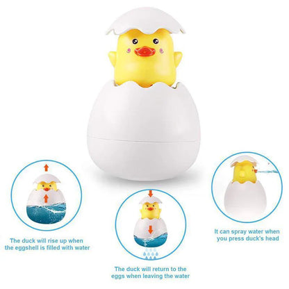 Jouet de Bain à Vaporiser Hatching Poussin
