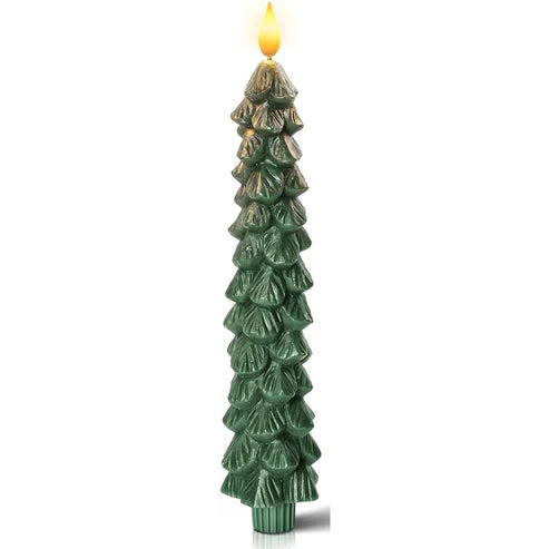 Bougies Festives Led en Forme de Sapin