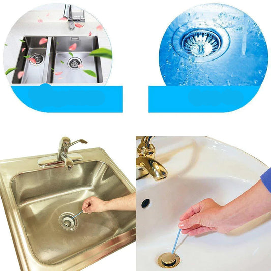 Bâtonnets de Nettoyage Pratiques pour les Écoulements (12 Pièces)