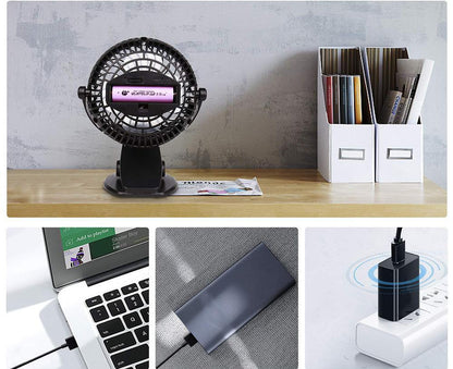 Mini Ventilateur sans Fil 360 ° - Compagnon Flexible pour Toutes les Occasions
