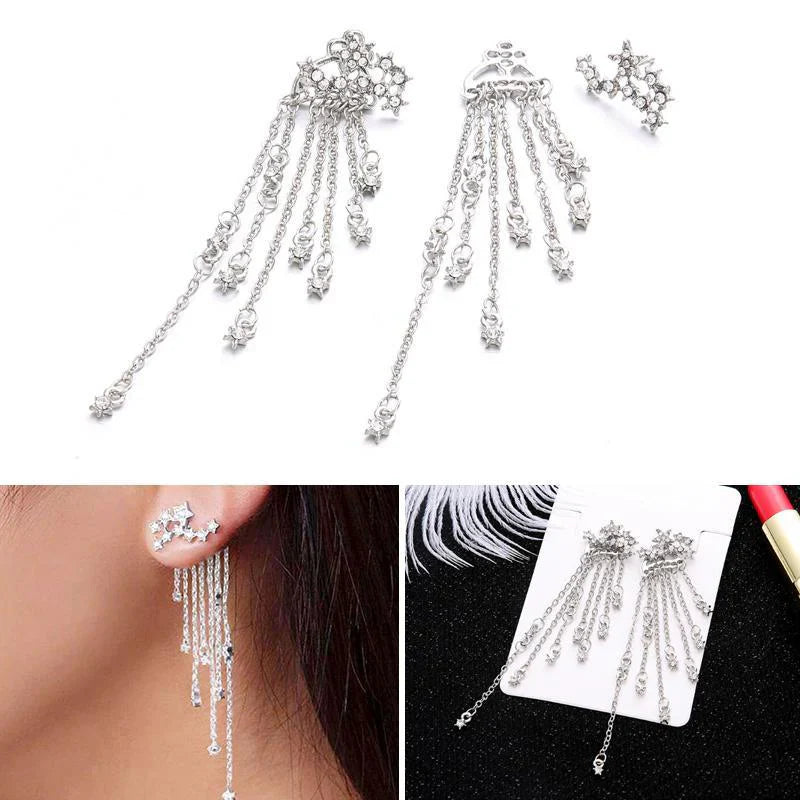 Boucles D' Oreilles en Forme D' Étoile de Bohême