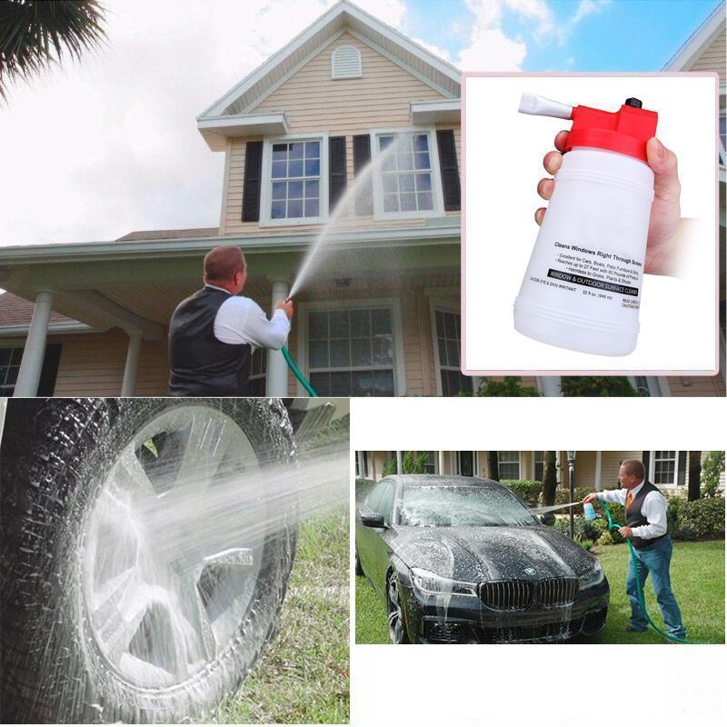 Détergent Universel pour Fenêtres et Surfaces avec Raccord pour Tuyau D' Arrosage