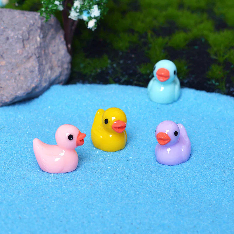 Mini Décoration de Canards Jaunes