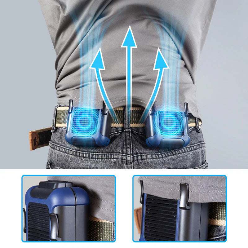Ventilateur de Hanche Rechargeable par Usb - Rester Frais Partout et Tout le Temps!
