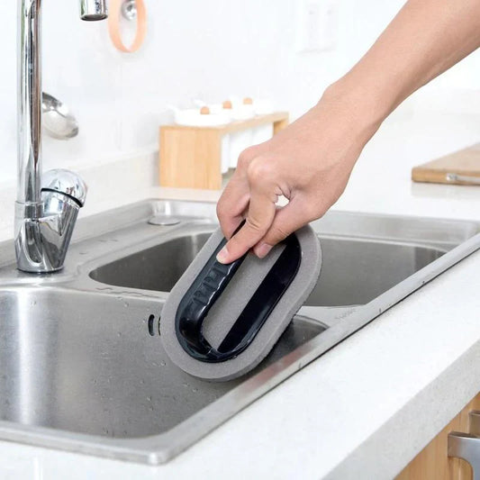 Brosse - Éponge avec Manche pour un Nettoyage sans Effort