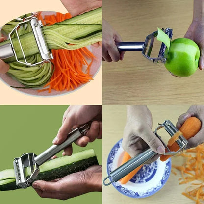 Eplucheur & Coupe-légumes Professionnel 2 en 1