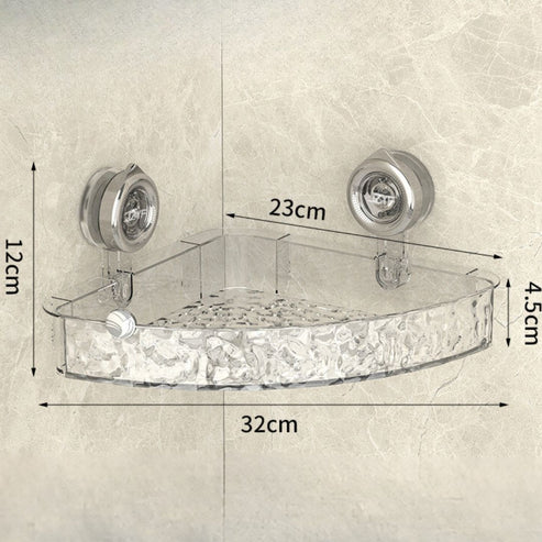 Etagère D' Angle à Ventouses pour la Salle de Bain