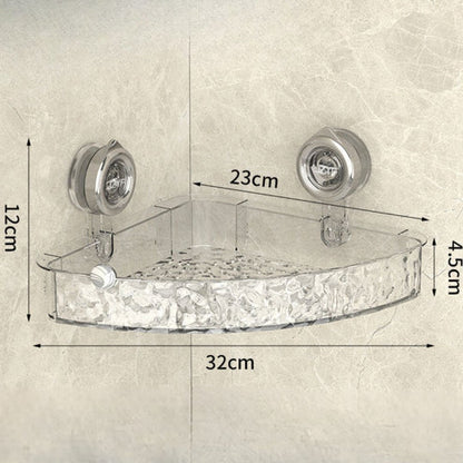 Etagère D' Angle à Ventouses pour la Salle de Bain