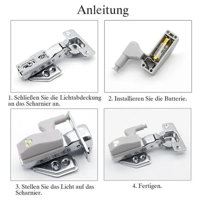 Eclairage Pratique des Charnières par Led (Lot de 10)