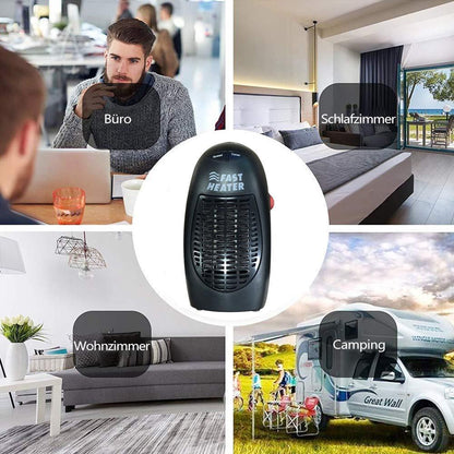 Mini Chauffage Portable - Efficace, Sûr et Utilisable Partout