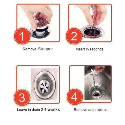 Chaîne de Nettoyage pour Attrape - Cheveux, 5 Pièces