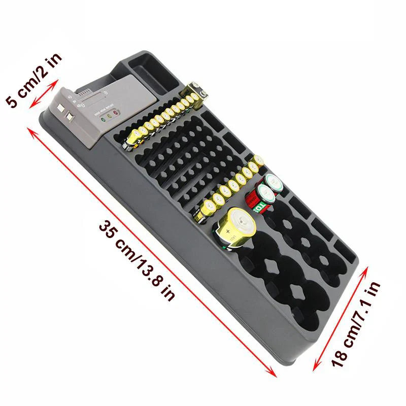 Organisateur de Batterie avec Appareil de Test