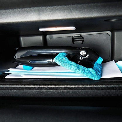 Fensterpro - Nettoyeur de Vitres avec Housse en Microfibres Réutilisable