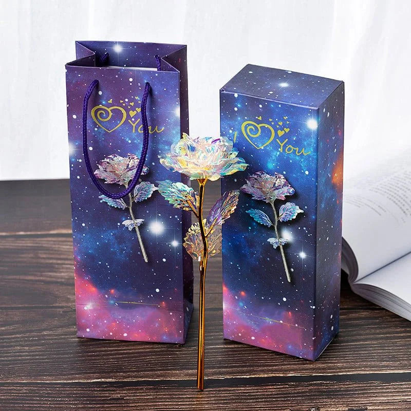 La Rose de la Galaxie Multicolore - un Signe Éternel D' Amour
