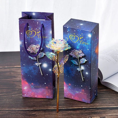 La Rose de la Galaxie Multicolore - un Signe Éternel D' Amour
