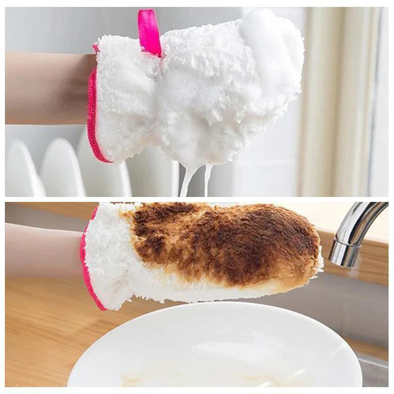 Gants Imperméables en Fibre de Bambou pour le Ménage et la Cuisine