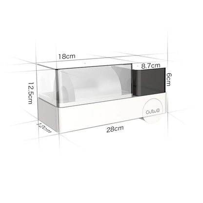 Boîte de Rangement pour Salle de Bain 3 en 1 Montée sur le Mur
