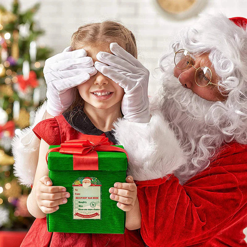 Rouleau D' Autocollants Cadeaux de Noël (200 Pièces)