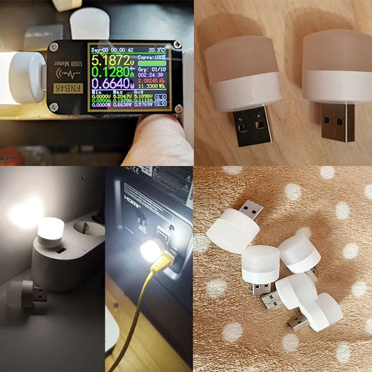 La Mini-veilleuse Led Usb - Pratique et Agréable pour les Yeux