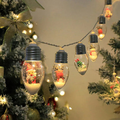 Chaînes Lumineuses Led de Noël Festives - une Lumière Magique pour les Fêtes