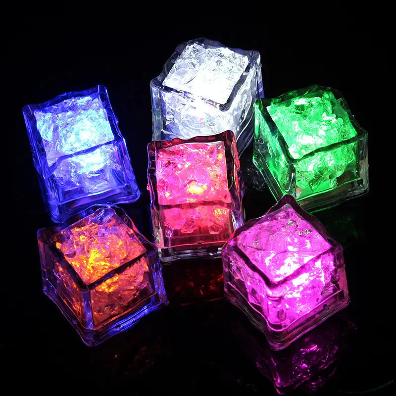 Les Lumières Led pour Glaçons - Kit D' Éclairage Multicolore (12 Pièces)
