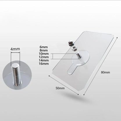 Crochets à Vis Autocollants - Simples, Stables et Ne Laissant Pas de Trace