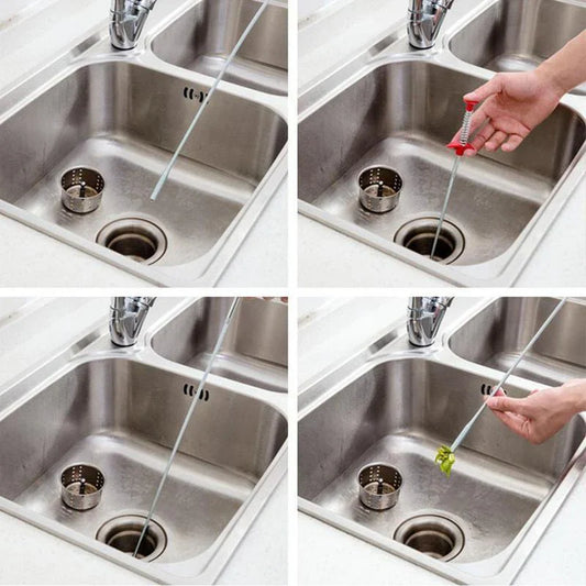 Crochet de Nettoyage de Canalisation pour Évier
