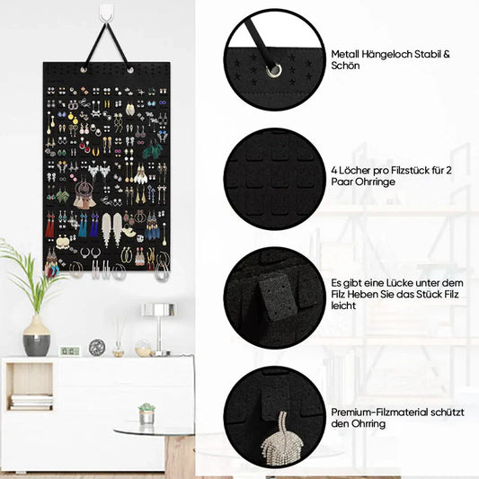 Rangement Mural Stylé pour les Bijoux - Ordre & Élégance!