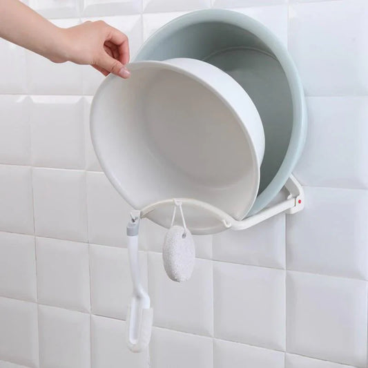 Étagère de Salle de Bain Flexible avec Fonction de Rebondissement