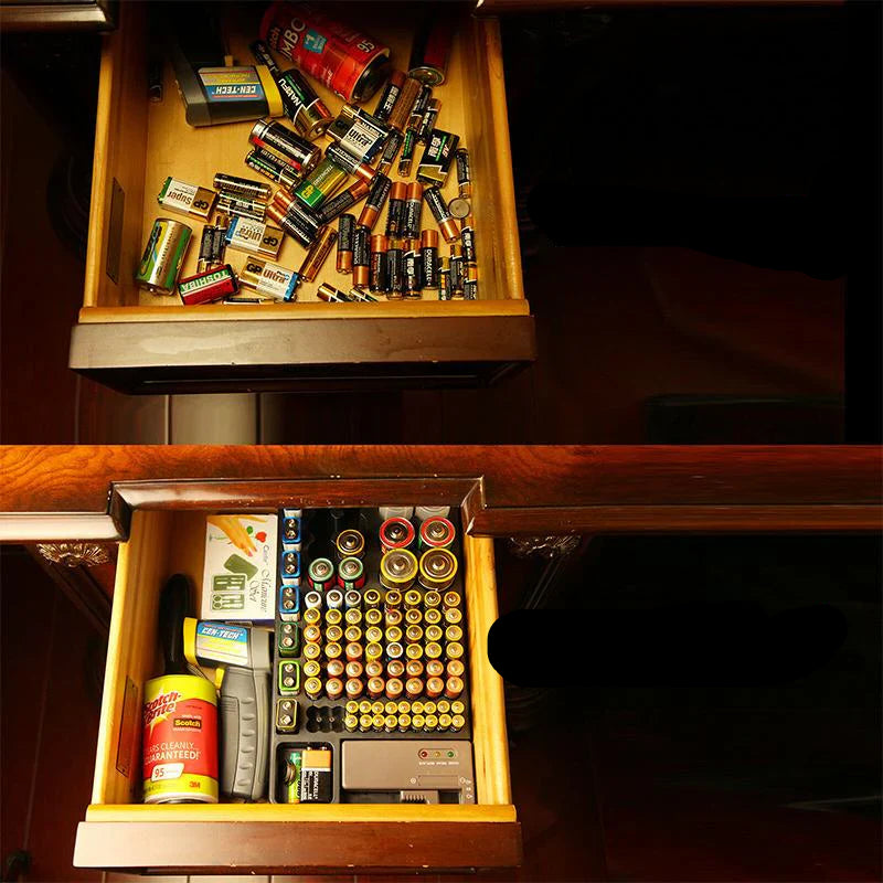 Organisateur de Batterie avec Appareil de Test