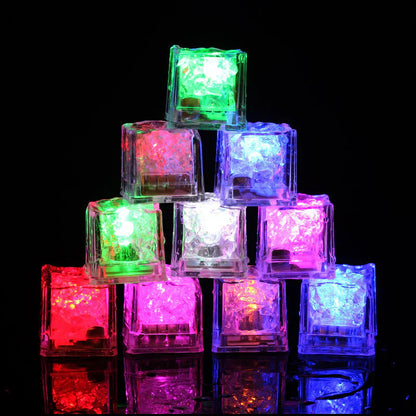 Les Lumières Led pour Glaçons - Kit D' Éclairage Multicolore (12 Pièces)