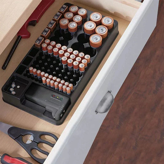 Organisateur de Batterie avec Appareil de Test