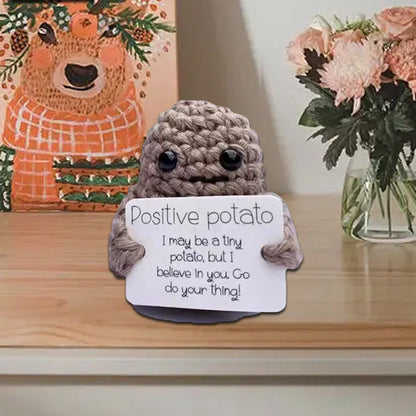 Pomme de Terre Tricotée Porte-bonheur - Ton Joyeux Compagnon pour la Vie de Tous les Jours
