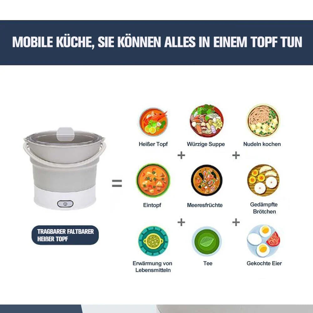 Casserole Électrique Pliante Portable