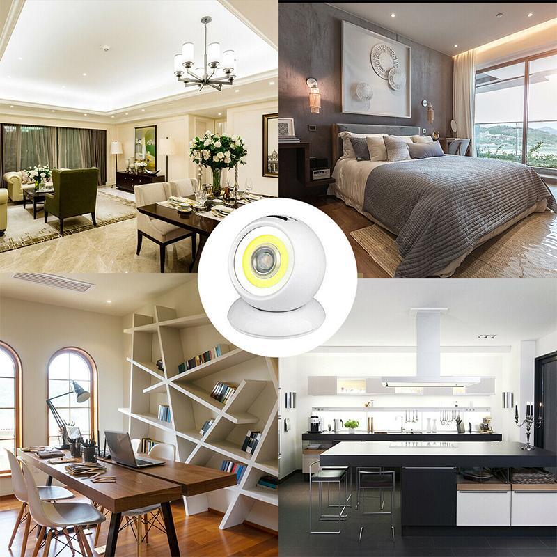 Lumière à Détecteur Led avec Support Magnétique