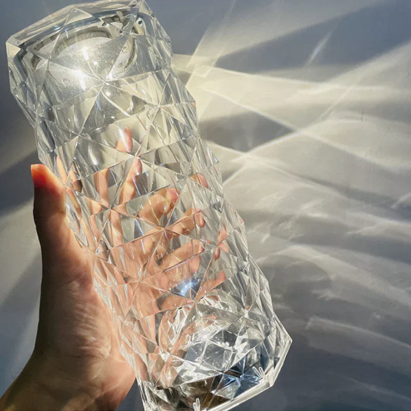 Lampe de Table Romantique en Cristal - Élégance et Style pour Votre Maison