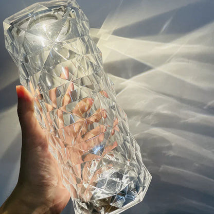 Lampe de Table Romantique en Cristal - Élégance et Style pour Votre Maison