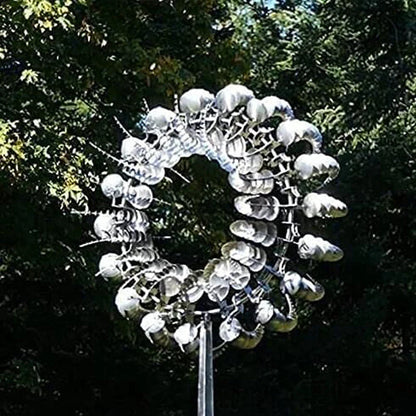 Moulin à Vent en Métal - un Mouvement Magique pour Ton Jardin