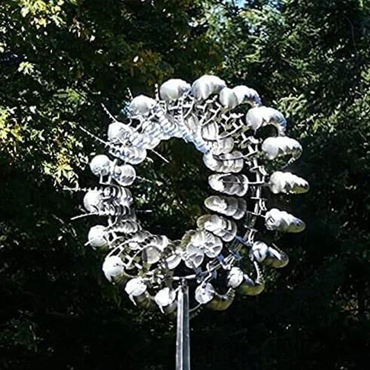 Moulin à Vent en Métal - un Mouvement Magique pour Ton Jardin