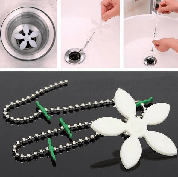 Chaîne de Nettoyage pour Attrape - Cheveux, 5 Pièces