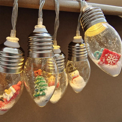 Chaînes Lumineuses Led de Noël Festives - une Lumière Magique pour les Fêtes